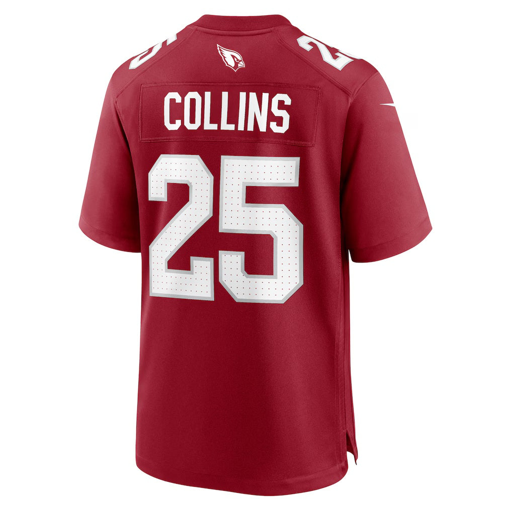 A.Cardinals #25 Zaven Collins Cardinal JEROMEN Home Game Jersey