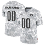 Custom W.Commanders Active Player 2024 F.U.S.E Arctic Camo JEROMEN Salute To Service Limited Stitched Jersey
