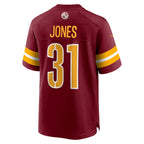 W.Commanders #31 Jonathan Jones Burgundy JEROMEN Team Game Jersey