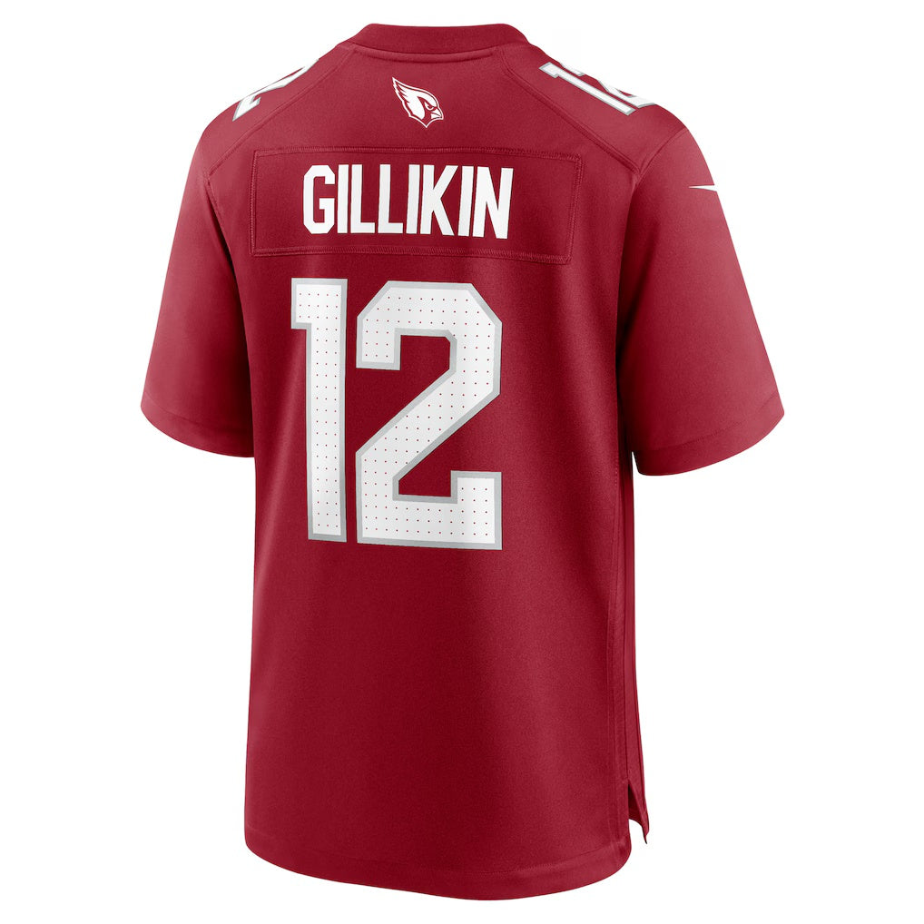 A.Cardinals #12 Blake Gillikin Cardinal JEROMEN Team Game Jersey