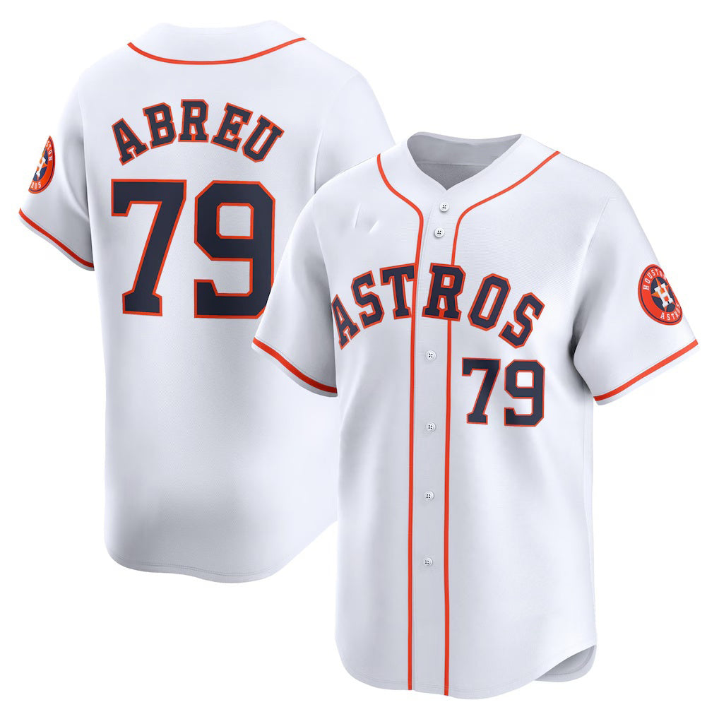 Houston Astros #79 Jose Abreu White JEROMEN Home Limited Player Jersey