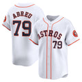 Houston Astros #79 Jose Abreu White JEROMEN Home Limited Player Jersey