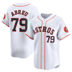 Houston Astros #79 Jose Abreu White JEROMEN Home Limited Player Jersey