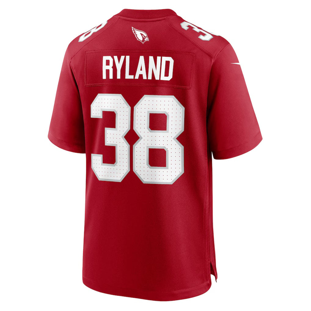 A.Cardinals #38 Chad Ryland Cardinal JEROMEN Team Game Jersey