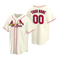 Custom St. Louis Cardinals Cream JEROMEN Stitched Cool Base Jersey