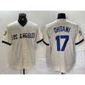 Los Angeles Dodgers #17 Shohei Ohtani Cream JEROMEN 2024 City Connect Limited Stitched Jerseys