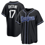 Los Angeles Dodgers #17 Shohei Ohtani 2026 Black JEROMEN Out Stitched Jersey