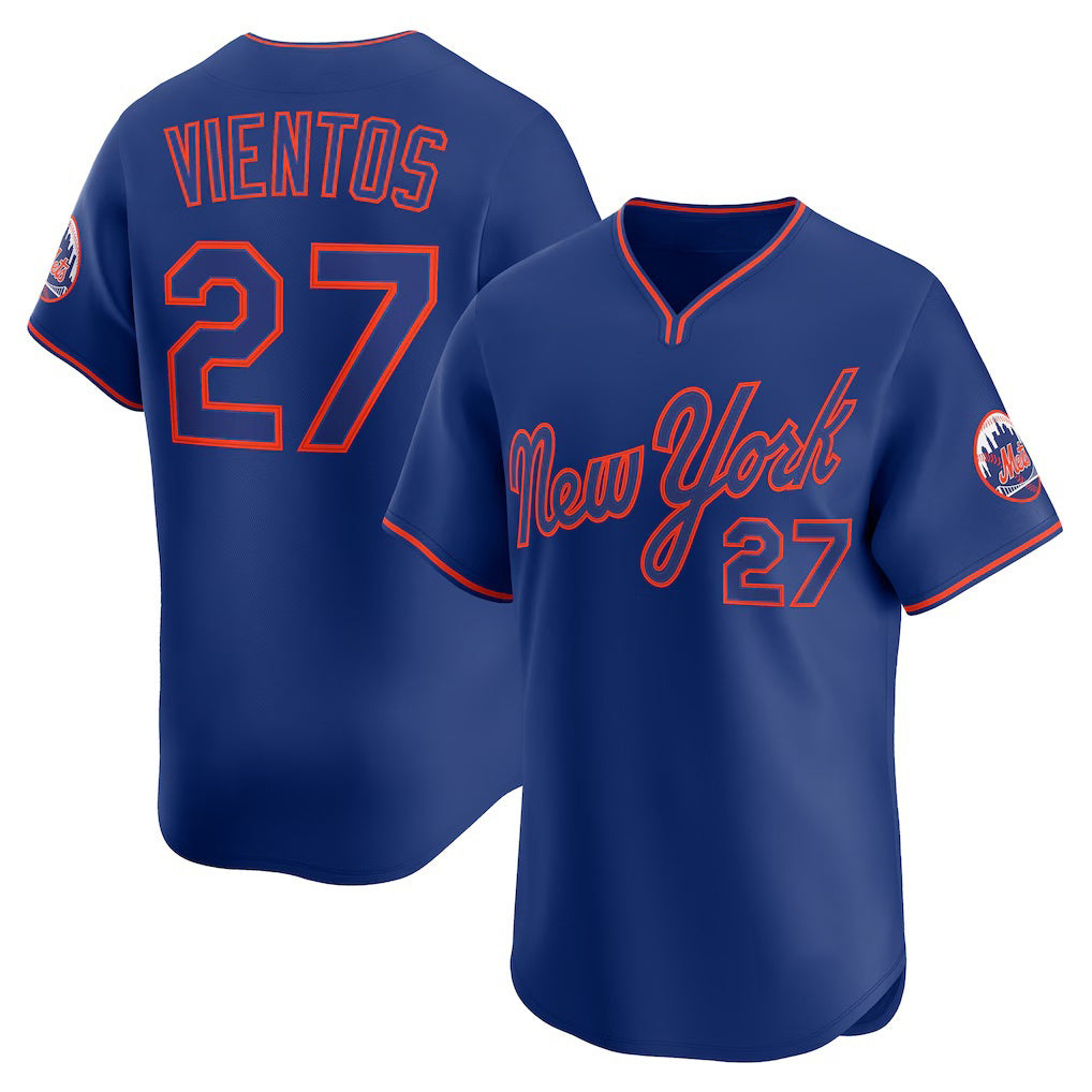 New York Mets #27 Mark Vientos Royal JEROMEN Alternate Limited Player Jersey