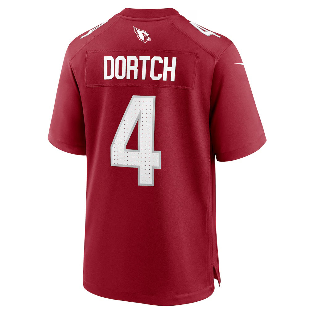 A.Cardinals #4 Greg Dortch Cardinal JEROMEN Team Game Jersey