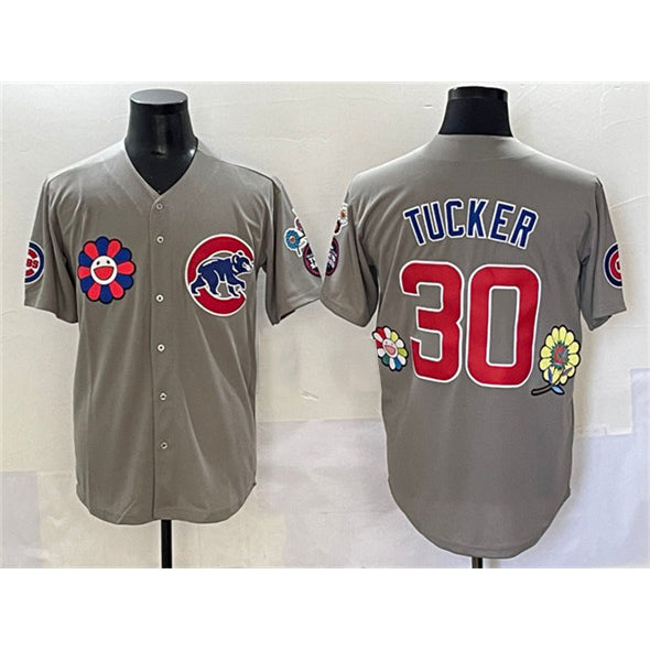 Chicago Cubs #30 Kyle Tucker Gray JEROMEN 2025 Tokyo Series Limited Stitched Jersey
