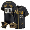 Custom Atlanta Braves Atliens Vapor Premier Limited Jersey V2 ¨C Black JEROMEN
