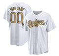 Custom Los Angeles Dodgers Active Player White JEROMEN 2022 All-Star Cool Base Stitched Jersey