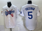 Los Angeles Dodgers x One Piece #5 Freddie Freeman White JEROMEN Vapor Premier Limited Stitched Jersey