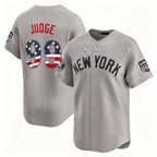 New York Yankees #99 Aaron Judge Gray JEROMEN USA 250 Fourth of July Limited Stitched Jersey