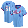 Atlanta Braves #51 Chris Sale Powder Blue JEROMEN 2026 City Connect Stadium Jersey